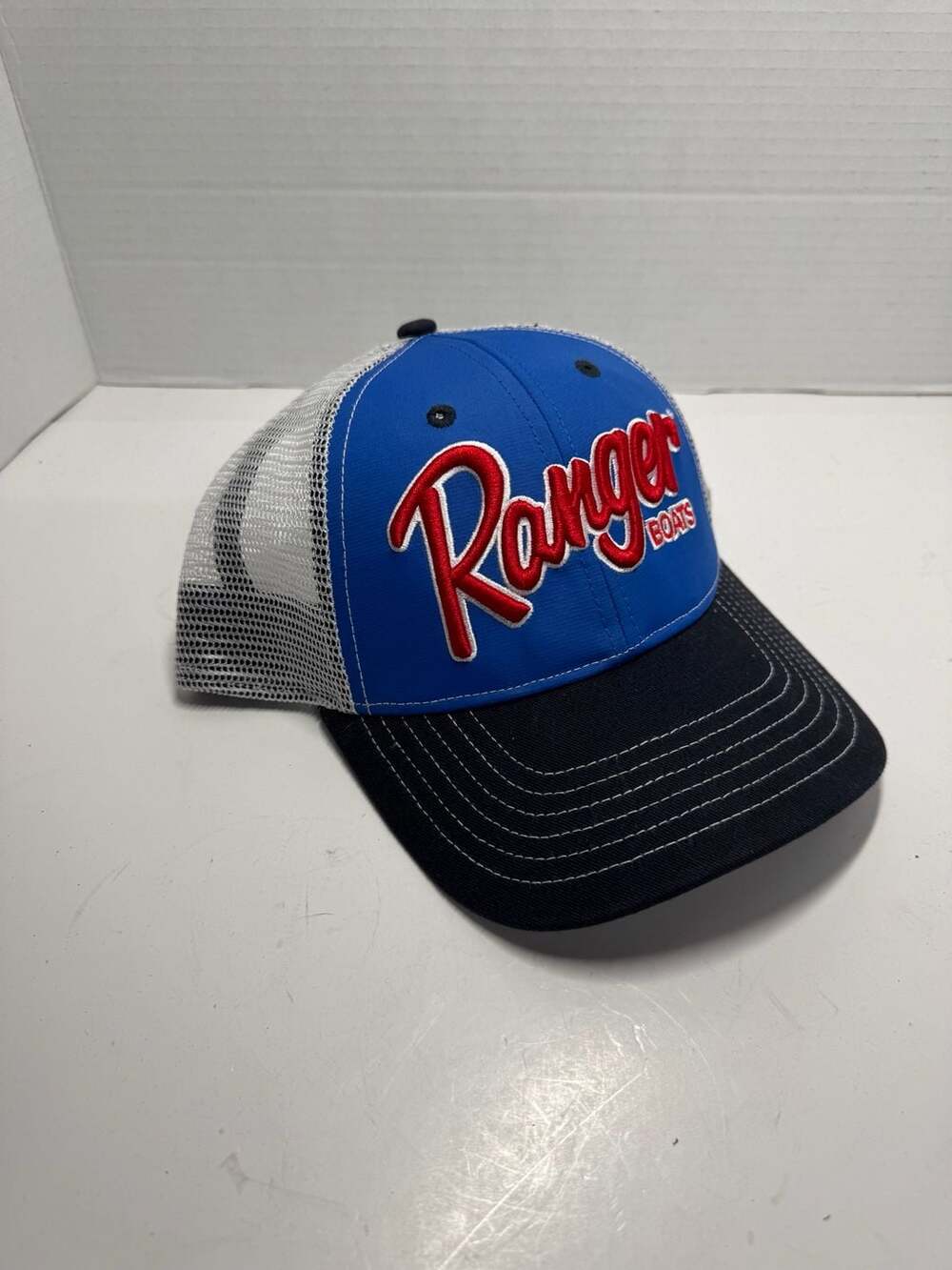 Ranger Boats Trucker Cap Snapback Hat Blue and White